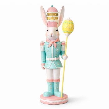 Enfeite Coelho Candy Decorativo 40cm 60% Resina