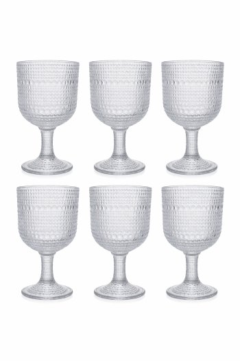 CONJUNTO C/6 TAÇAS DE VIDRO PALLA 340ML